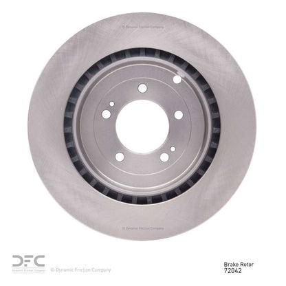 Dynamic Friction Company Disc Brake Rotor 600-72042