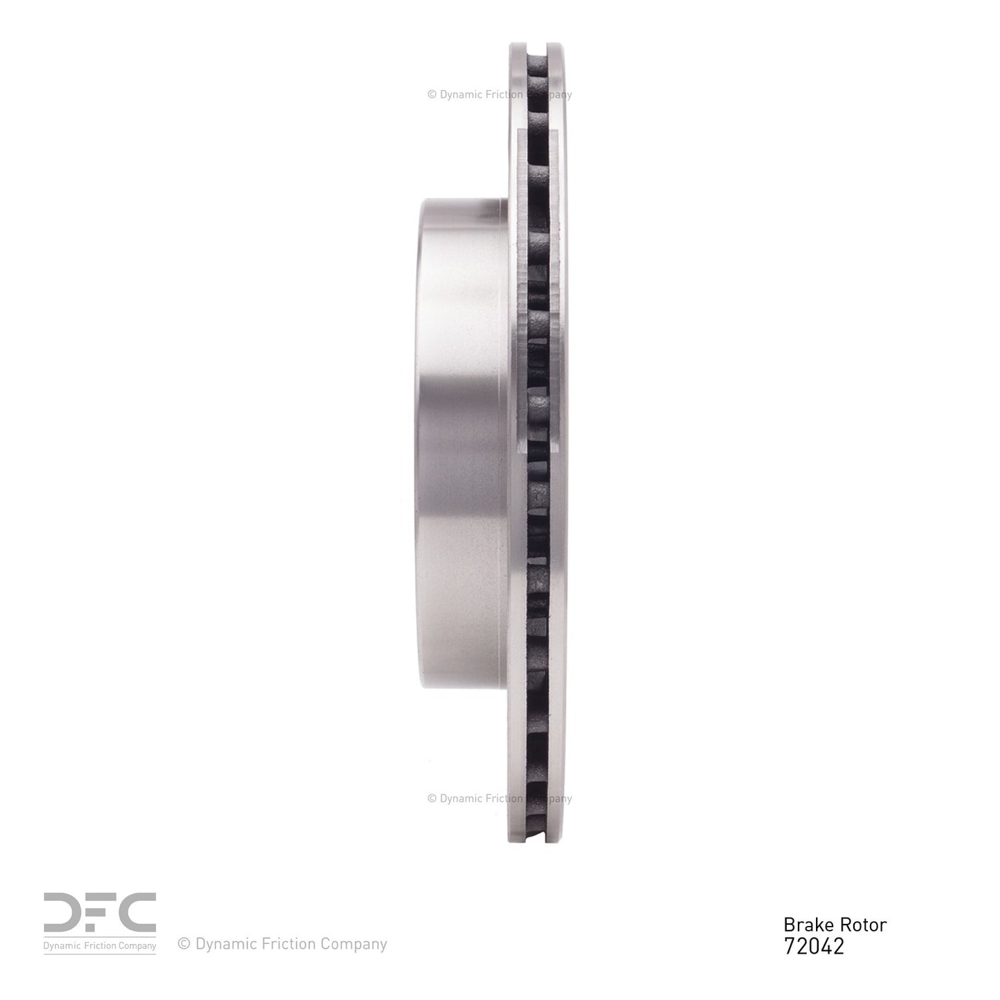 Dynamic Friction Company Disc Brake Rotor 600-72042