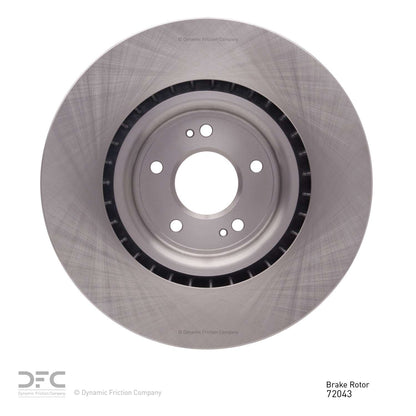 Dynamic Friction Company Disc Brake Rotor 600-72043