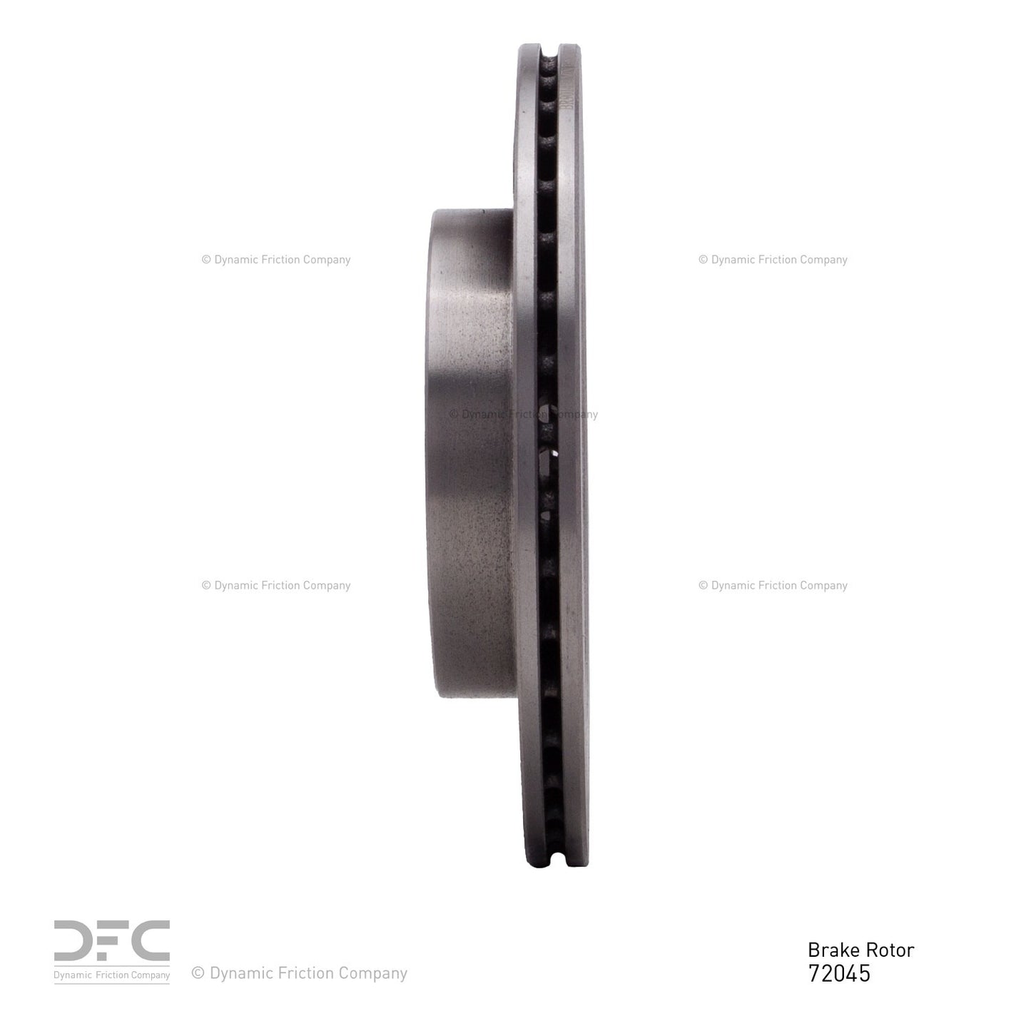 Dynamic Friction Company Disc Brake Rotor 600-72045
