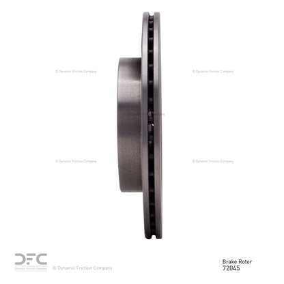 Dynamic Friction Company Disc Brake Rotor 600-72045