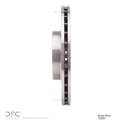 Dynamic Friction Company Disc Brake Rotor 600-72051