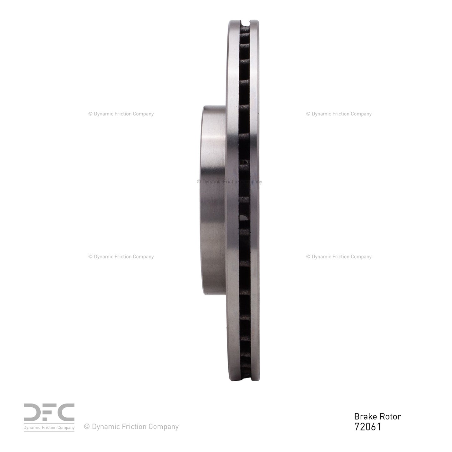 Dynamic Friction Company Disc Brake Rotor 600-72061