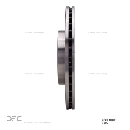 Dynamic Friction Company Disc Brake Rotor 600-72061