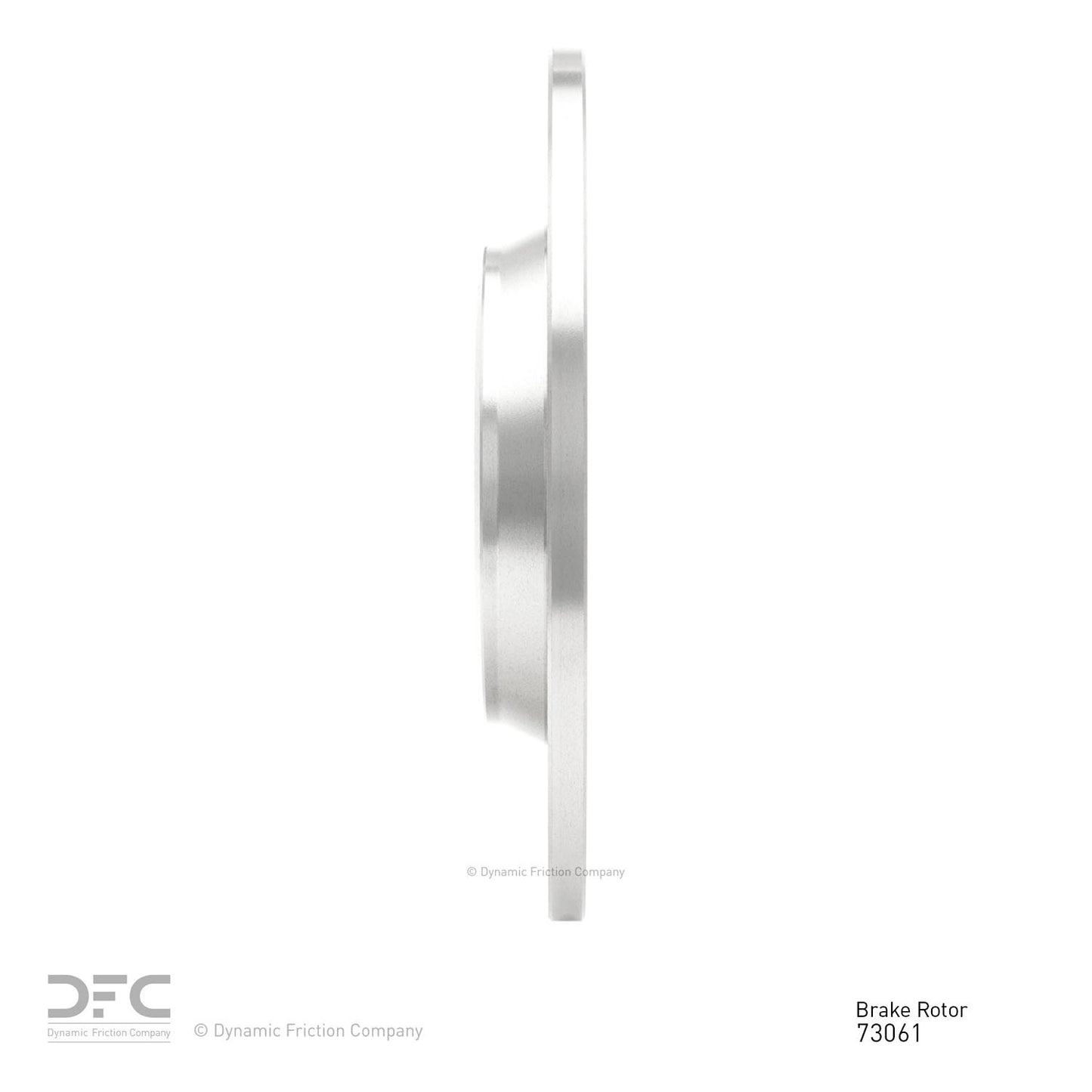 Dynamic Friction Company Disc Brake Rotor 600-73061