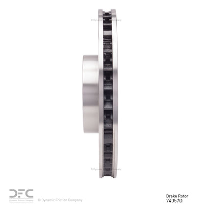 Dynamic Friction Company Disc Brake Rotor 600-74057D