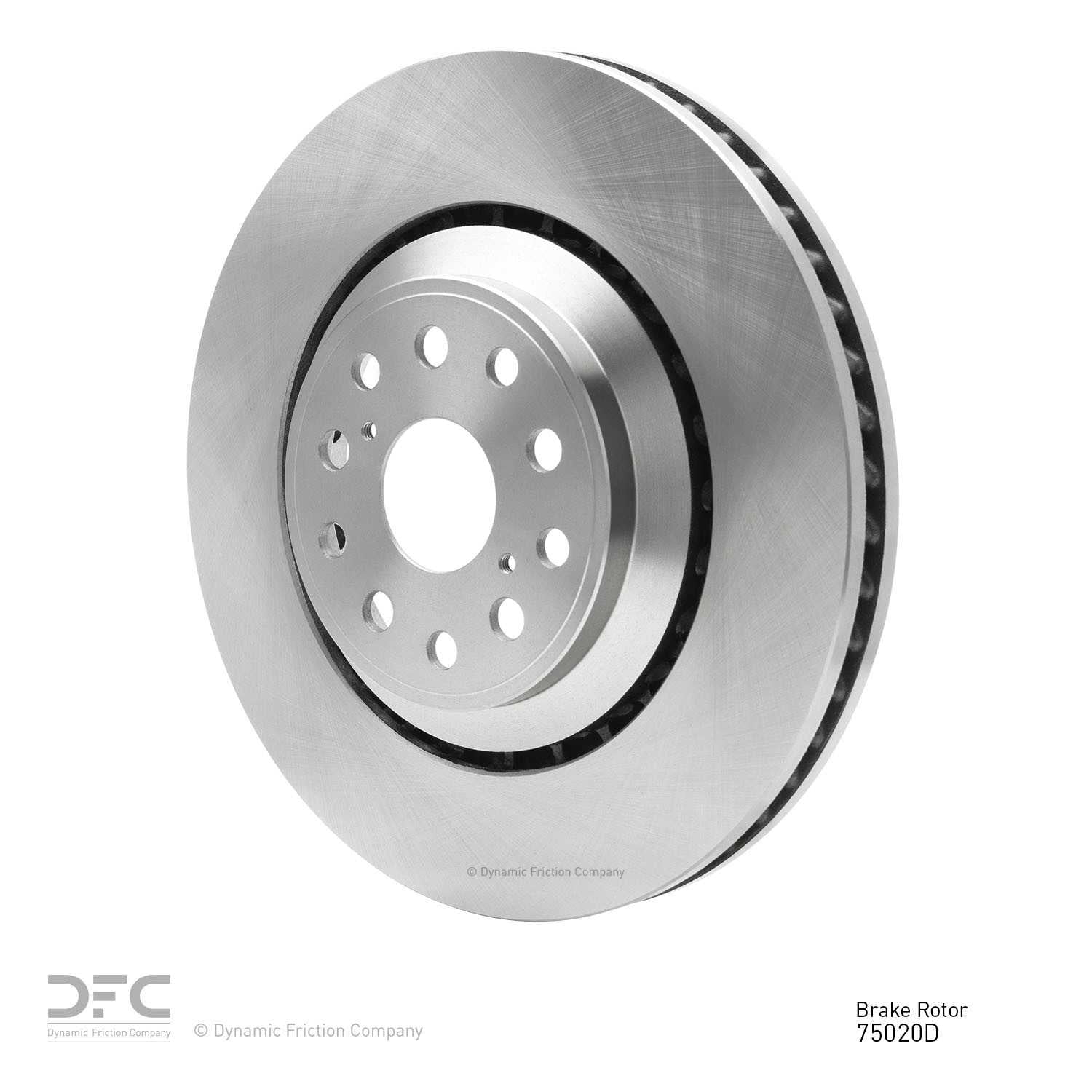 Dynamic Friction Company Disc Brake Rotor 600-75020D