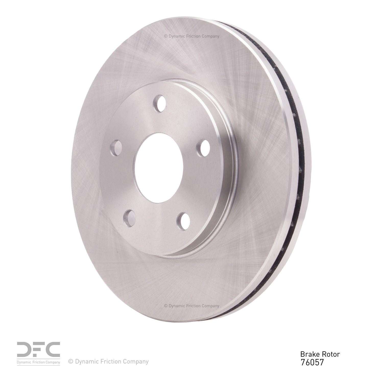 Dynamic Friction Company Disc Brake Rotor 600-76057