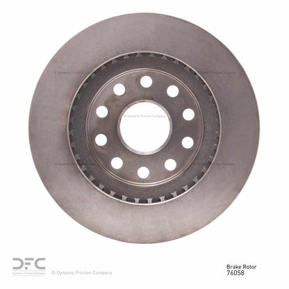 Dynamic Friction Company Disc Brake Rotor 600-76058