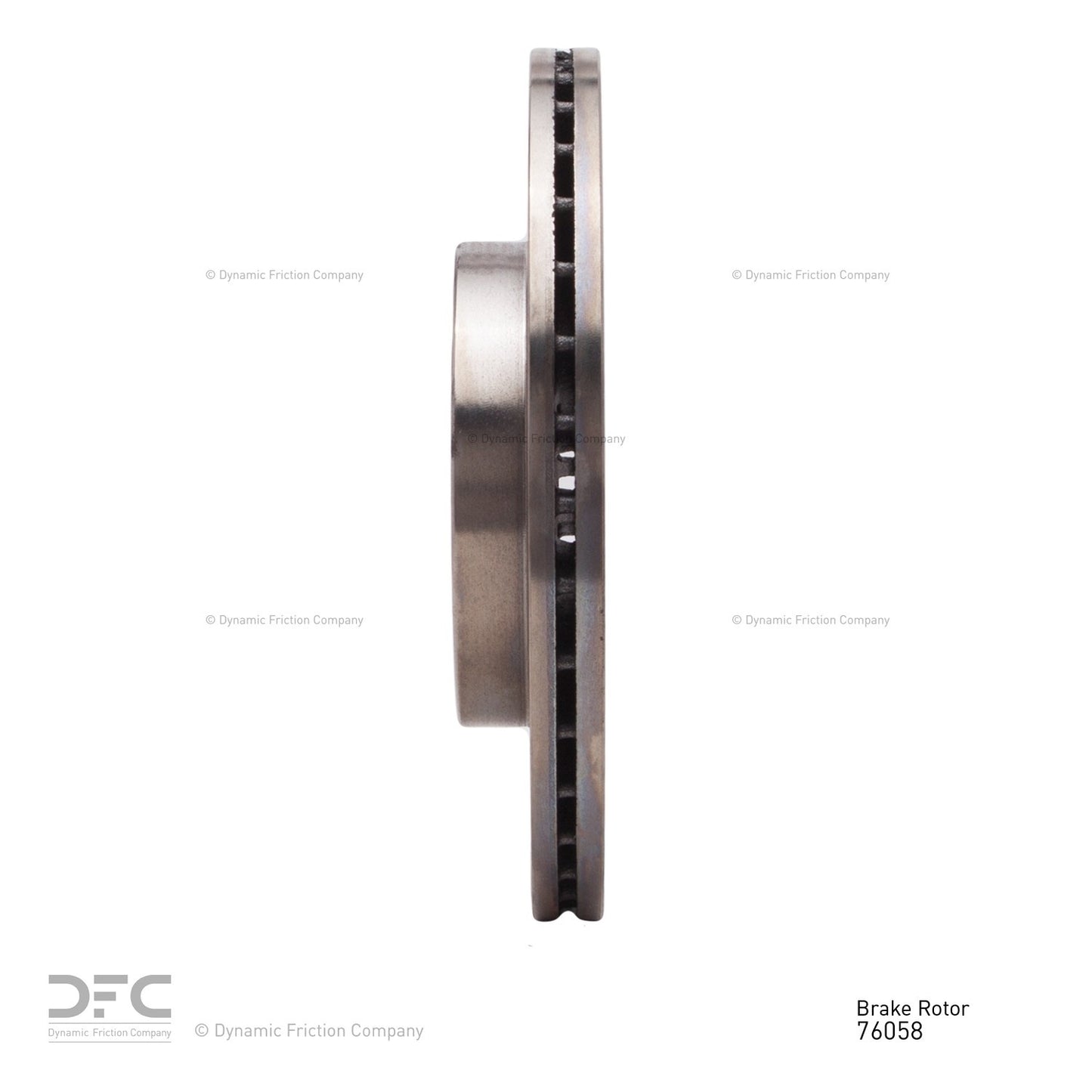 Dynamic Friction Company Disc Brake Rotor 600-76058