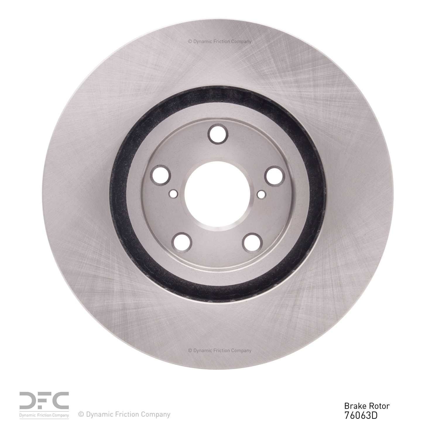 Dynamic Friction Company Disc Brake Rotor 600-76063D