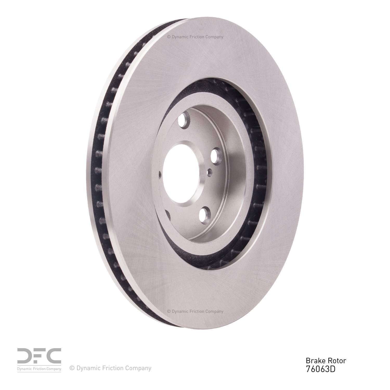 Dynamic Friction Company Disc Brake Rotor 600-76063D