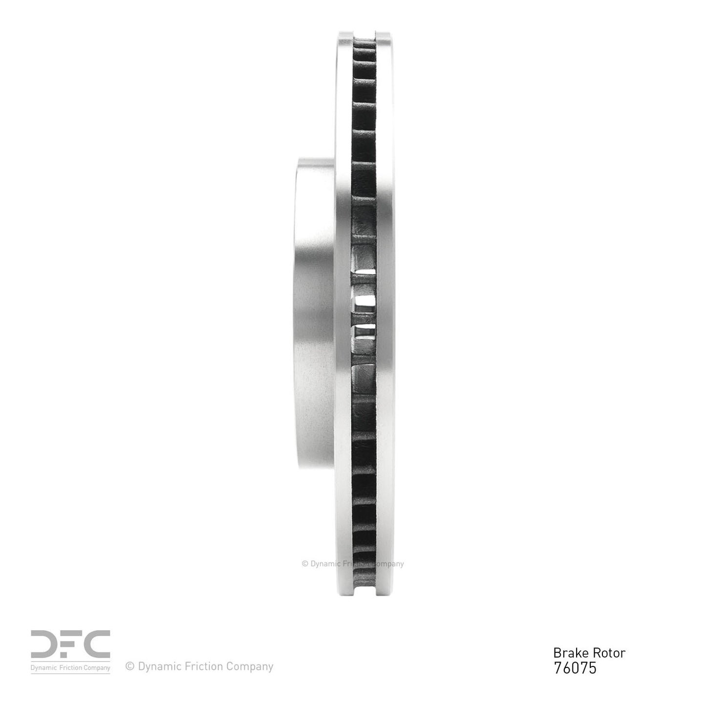 Dynamic Friction Company Disc Brake Rotor 600-76075
