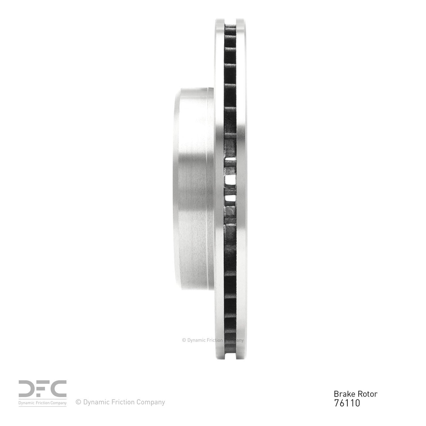 Dynamic Friction Company Disc Brake Rotor 600-76110