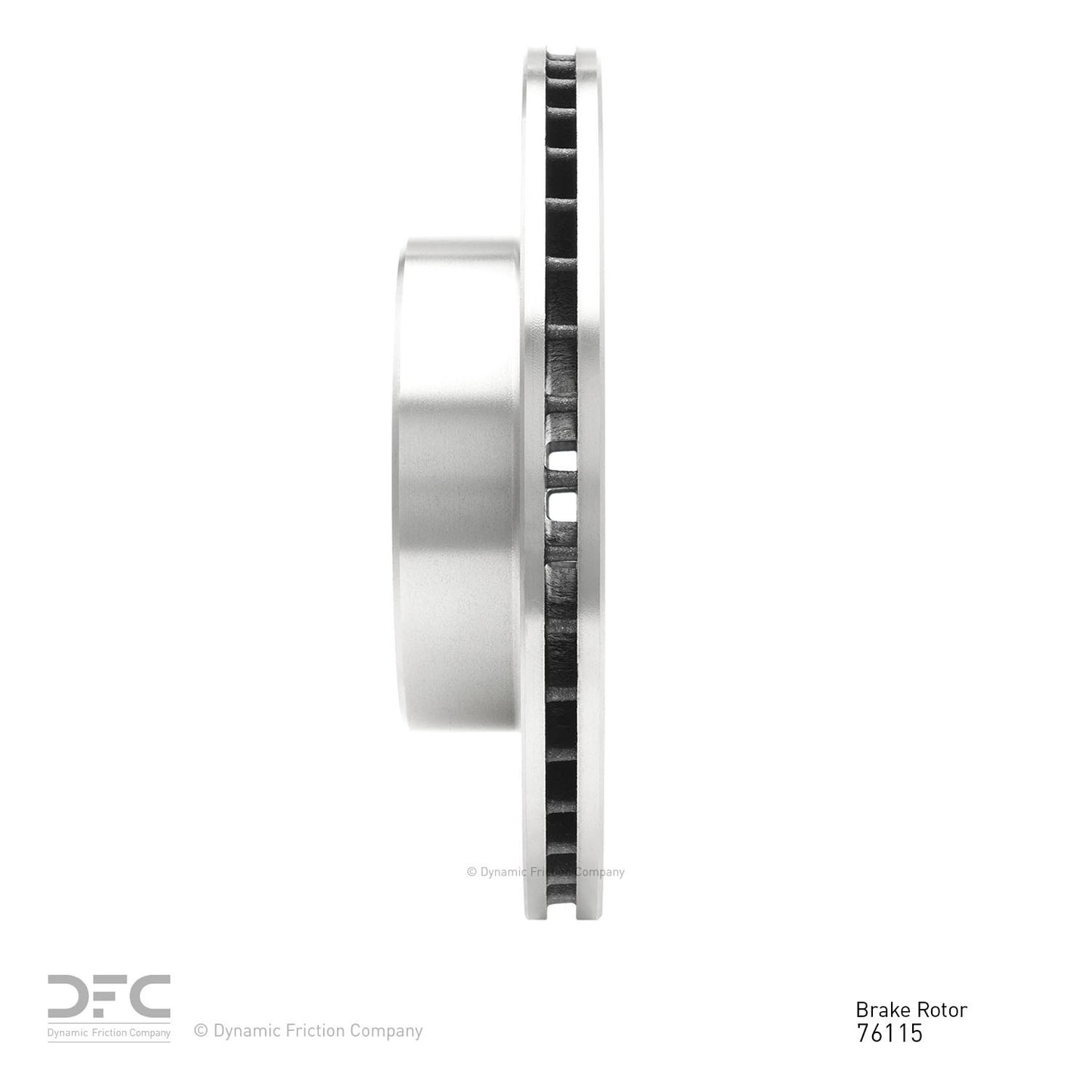 Dynamic Friction Company Disc Brake Rotor 600-76115