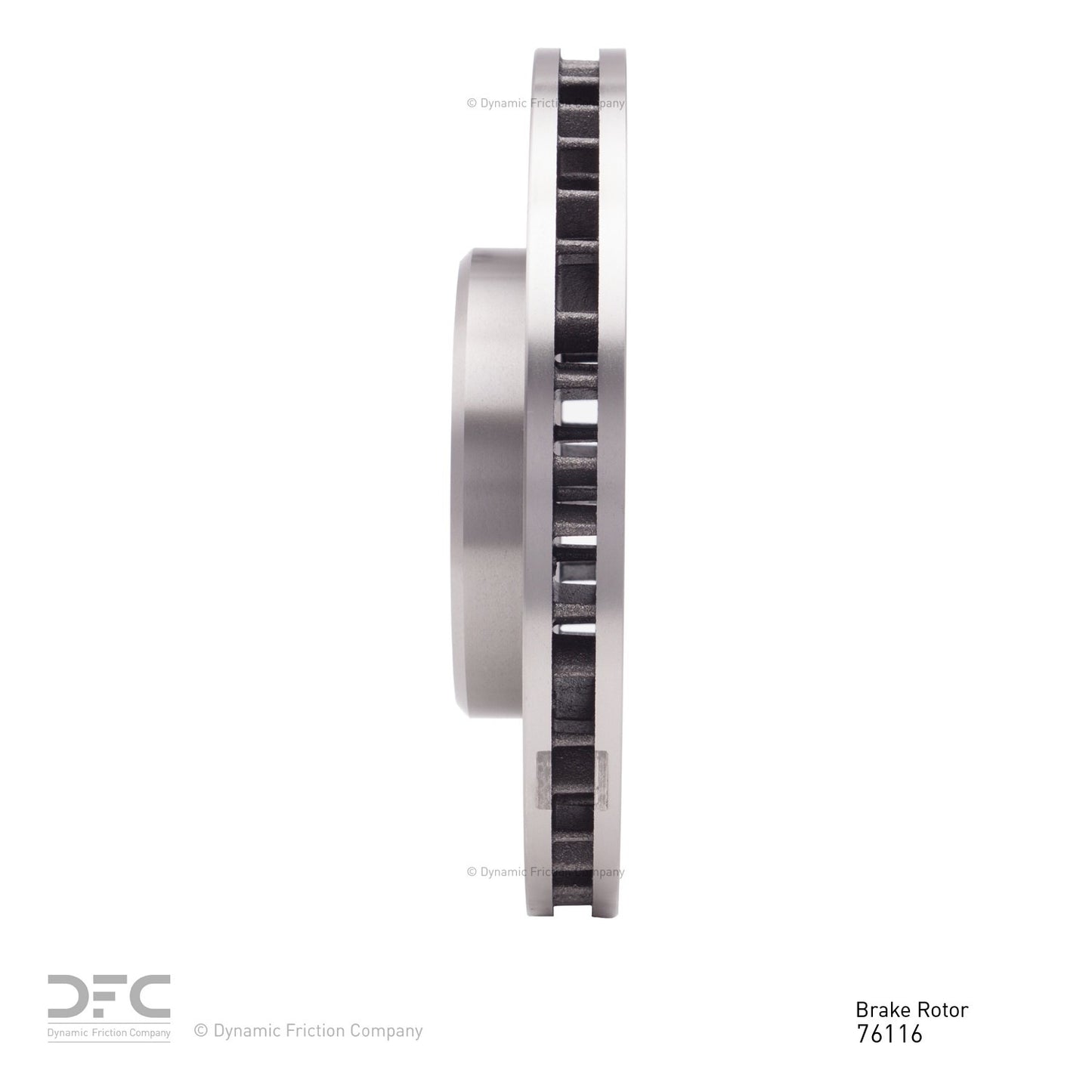 Dynamic Friction Company Disc Brake Rotor 600-76116