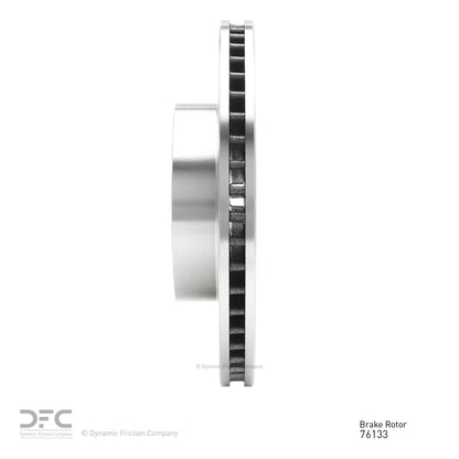 Dynamic Friction Company Disc Brake Rotor 600-76133