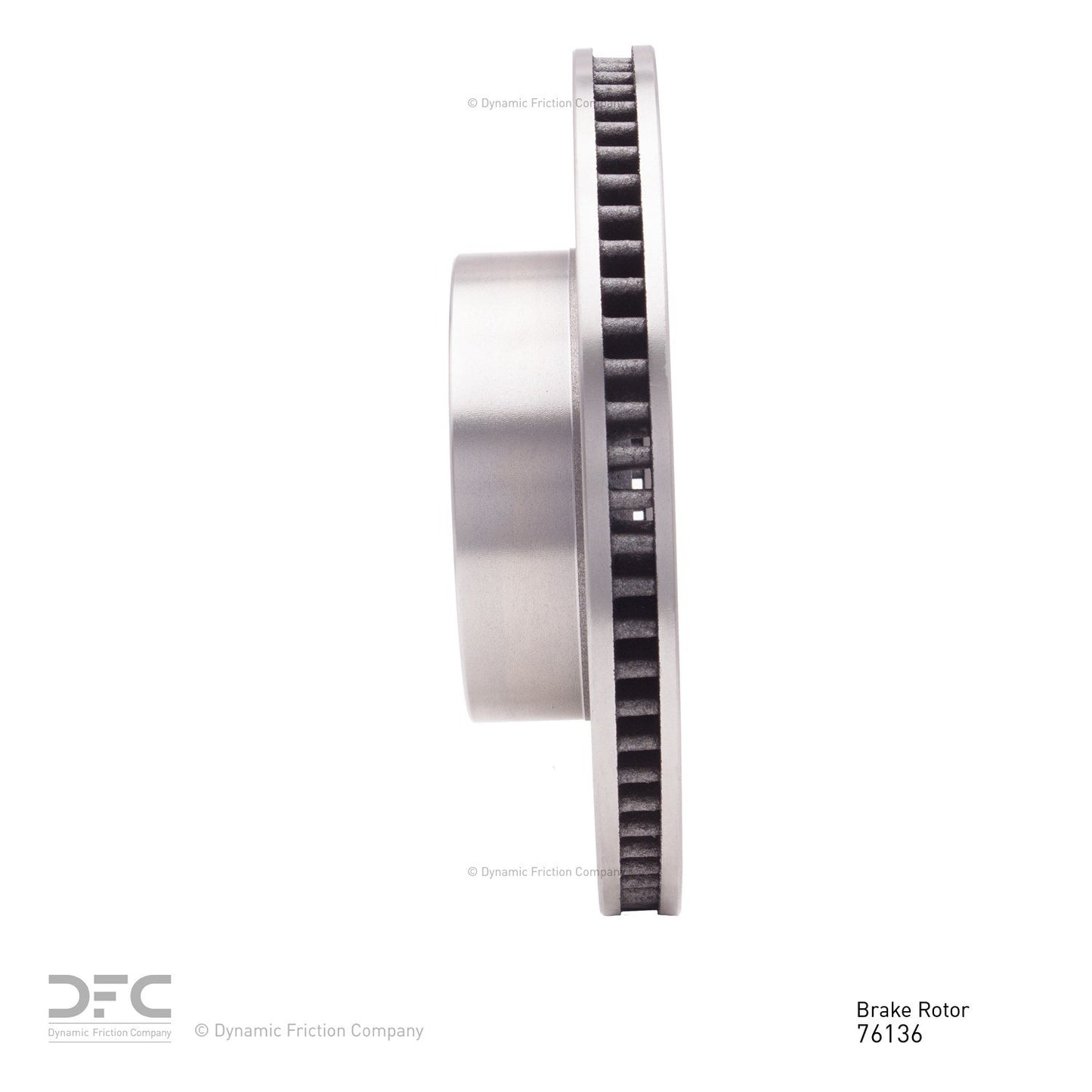 Dynamic Friction Company Disc Brake Rotor 600-76136