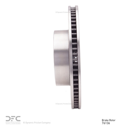 Dynamic Friction Company Disc Brake Rotor 600-76136