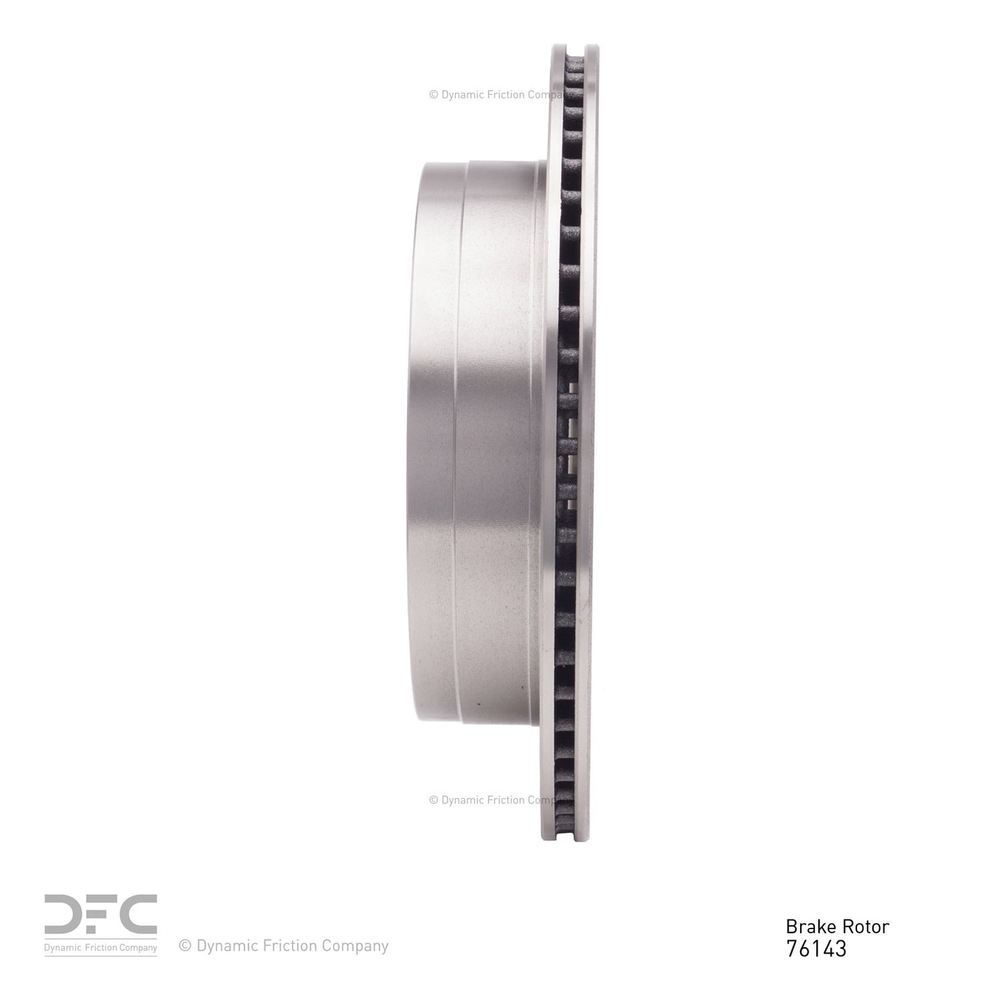 Dynamic Friction Company Disc Brake Rotor 600-76143