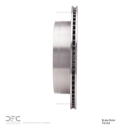 Dynamic Friction Company Disc Brake Rotor 600-76143