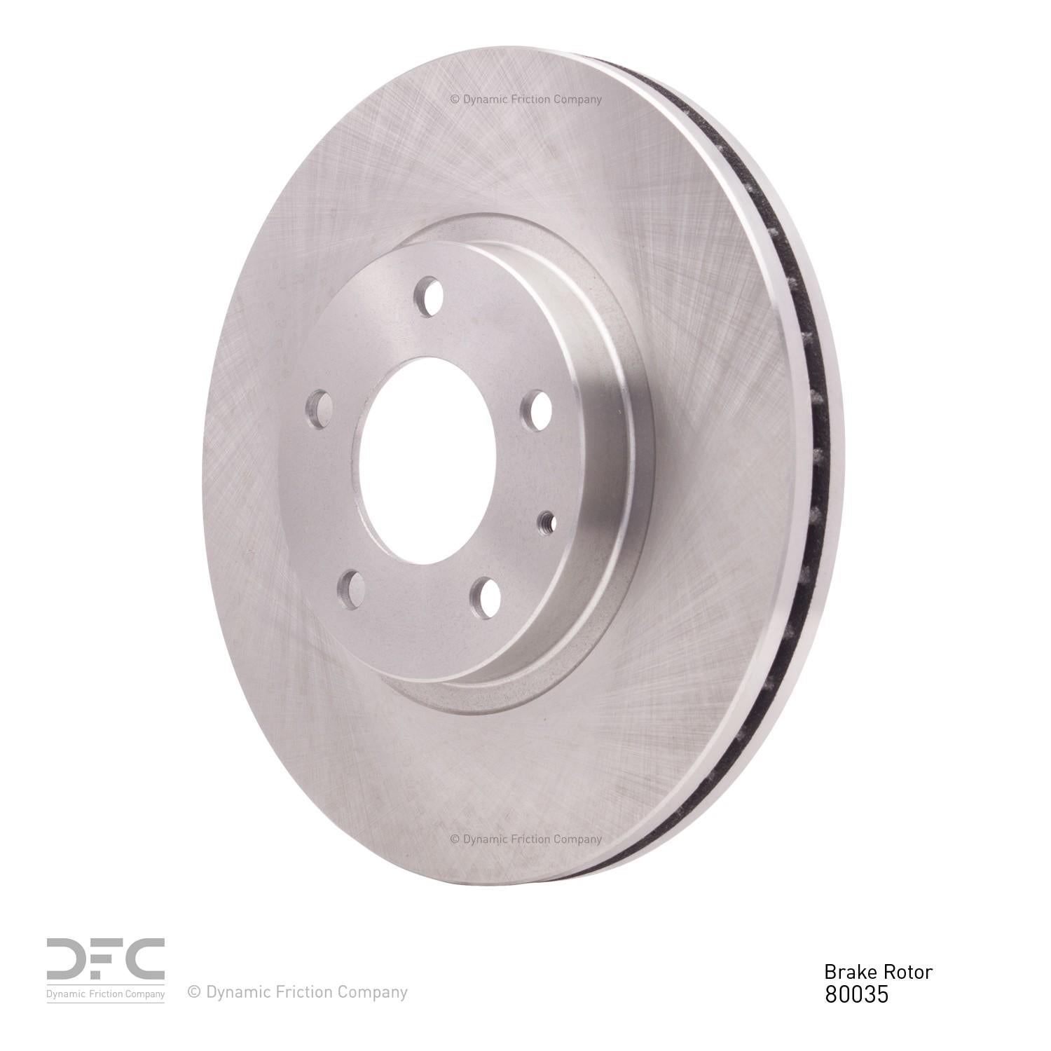 Dynamic Friction Company Disc Brake Rotor 600-80035