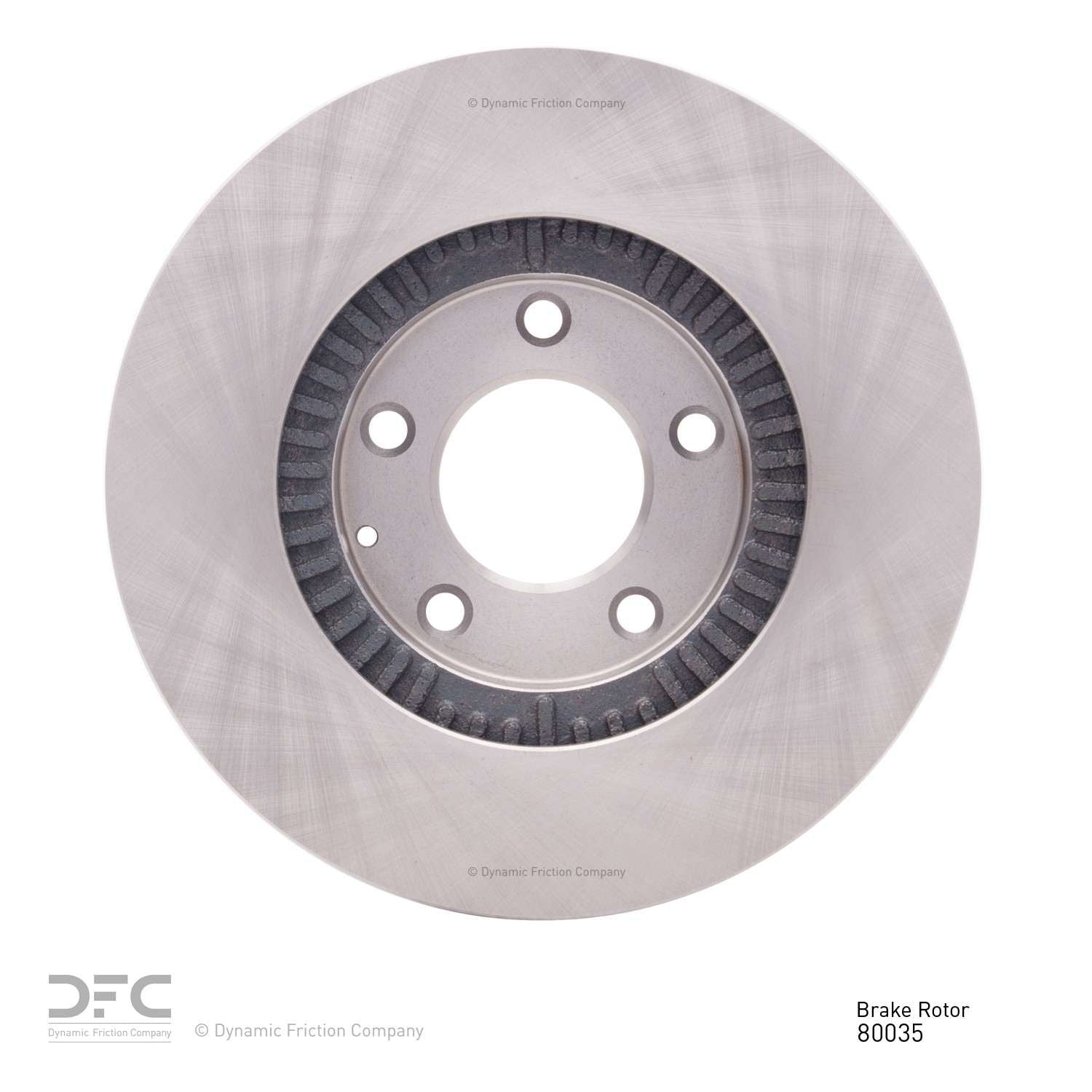 Dynamic Friction Company Disc Brake Rotor 600-80035