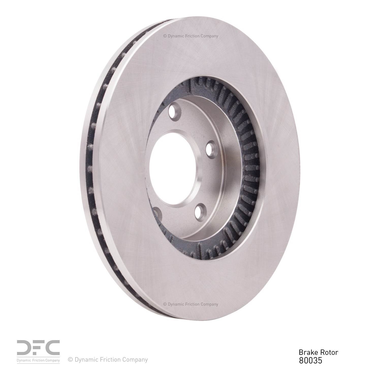 Dynamic Friction Company Disc Brake Rotor 600-80035