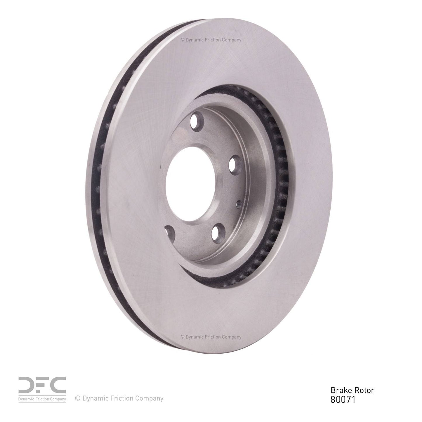 Dynamic Friction Company Disc Brake Rotor 600-80071