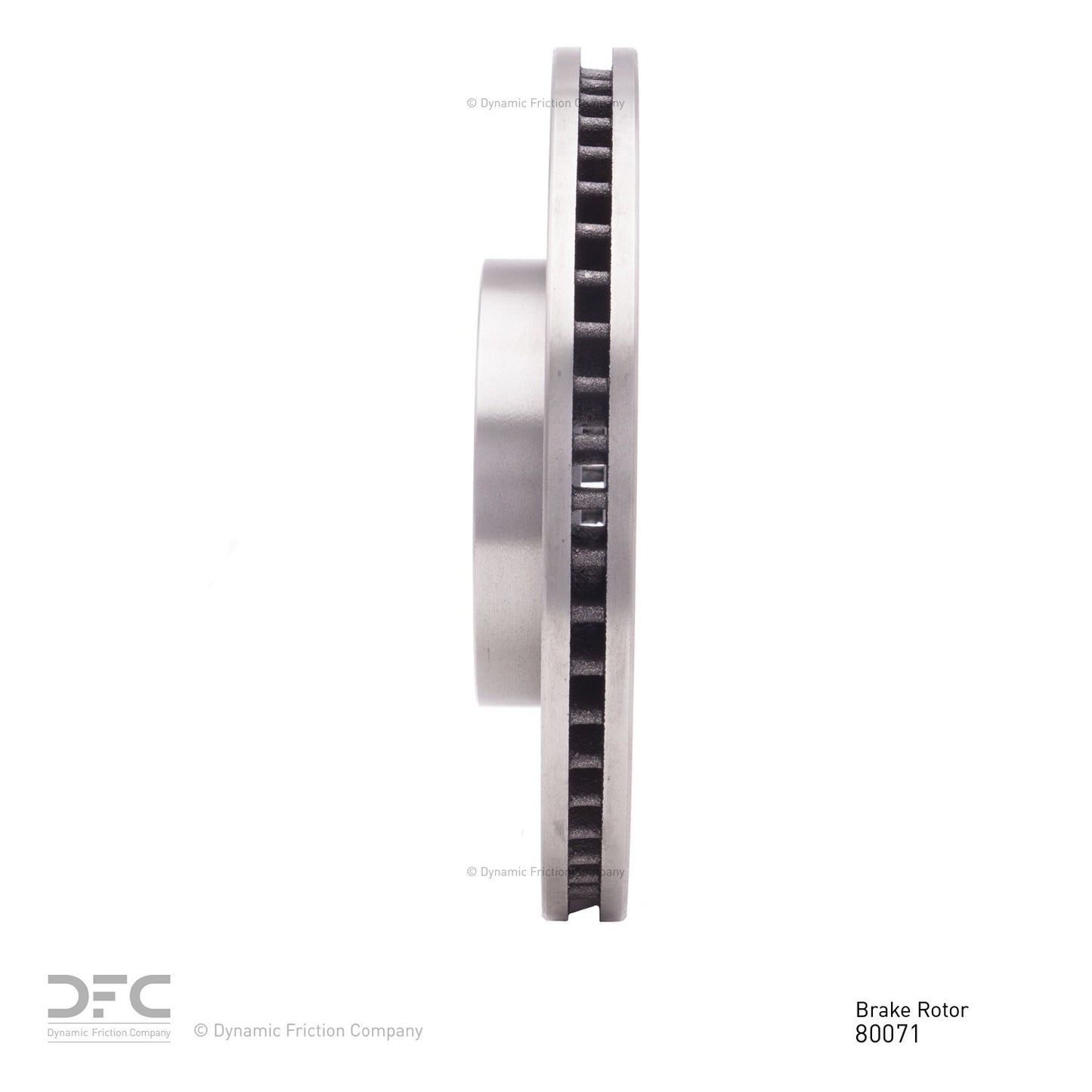 Dynamic Friction Company Disc Brake Rotor 600-80071