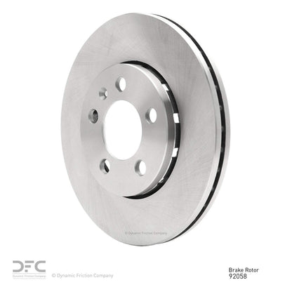 Dynamic Friction Company Disc Brake Rotor 600-92058