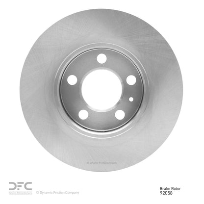 Dynamic Friction Company Disc Brake Rotor 600-92058