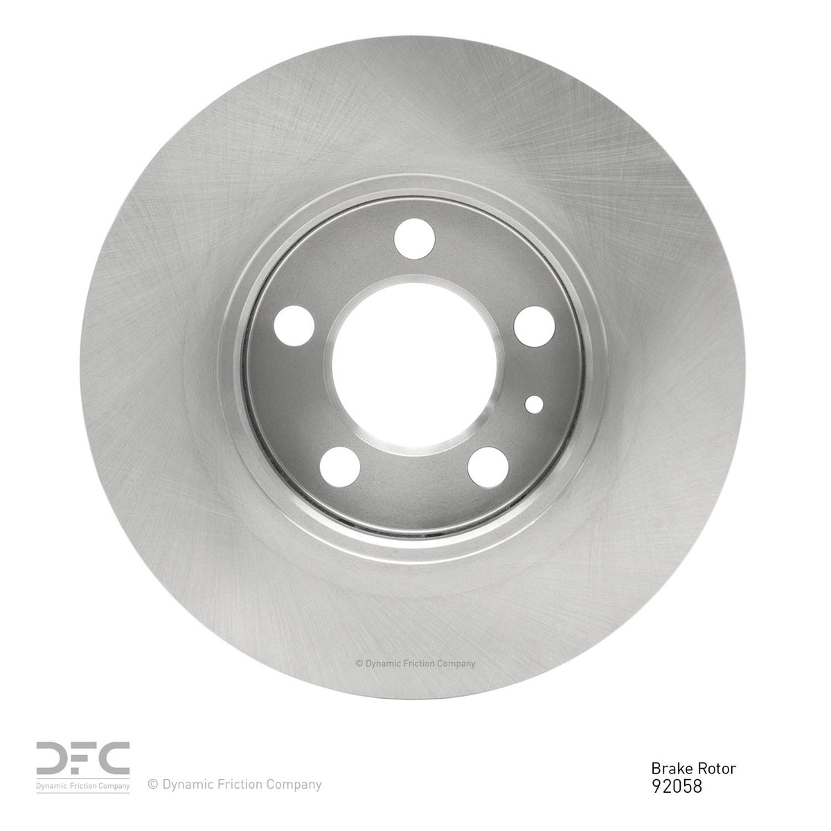 Dynamic Friction Company Disc Brake Rotor 600-92058