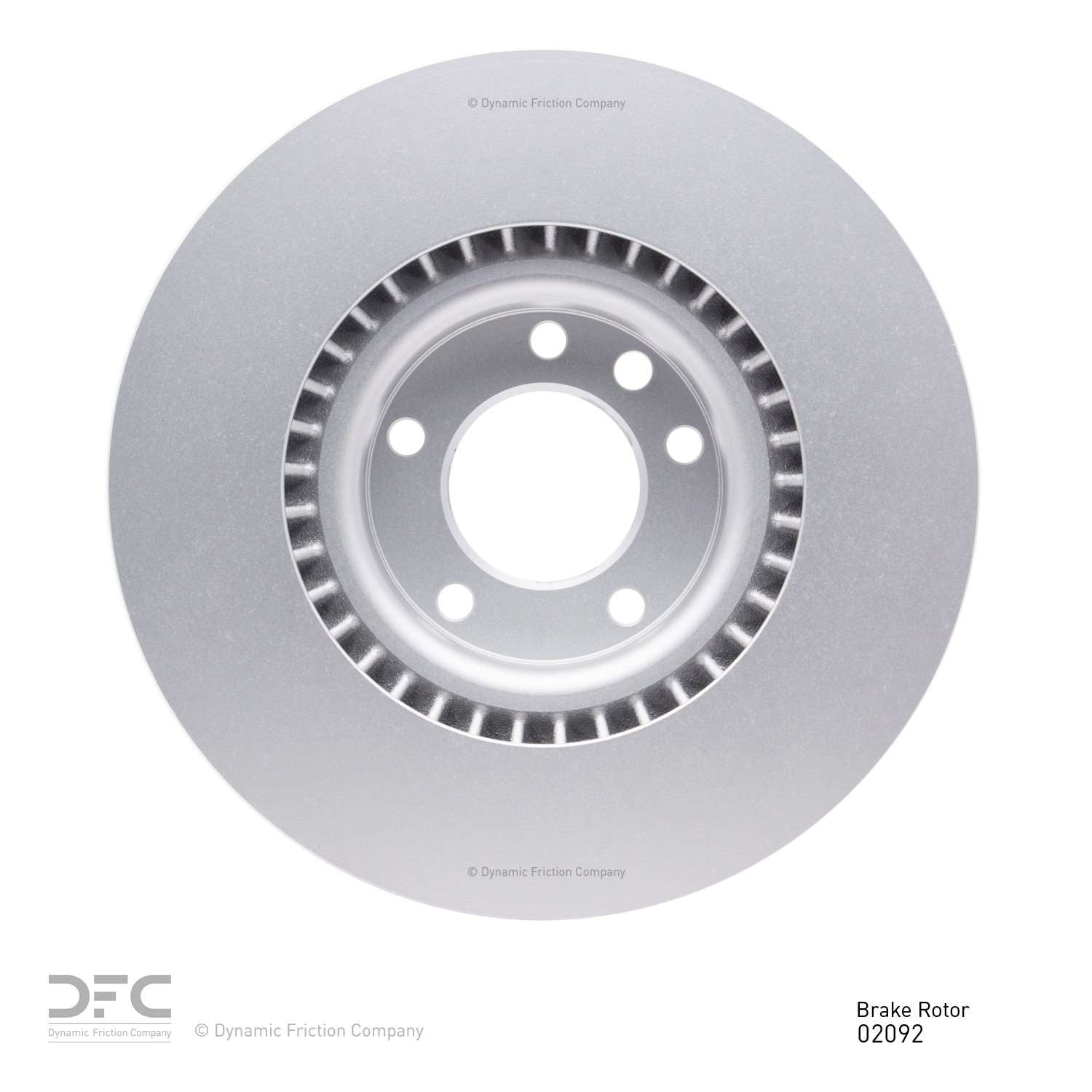 Dynamic Friction Company Disc Brake Rotor 604-02092