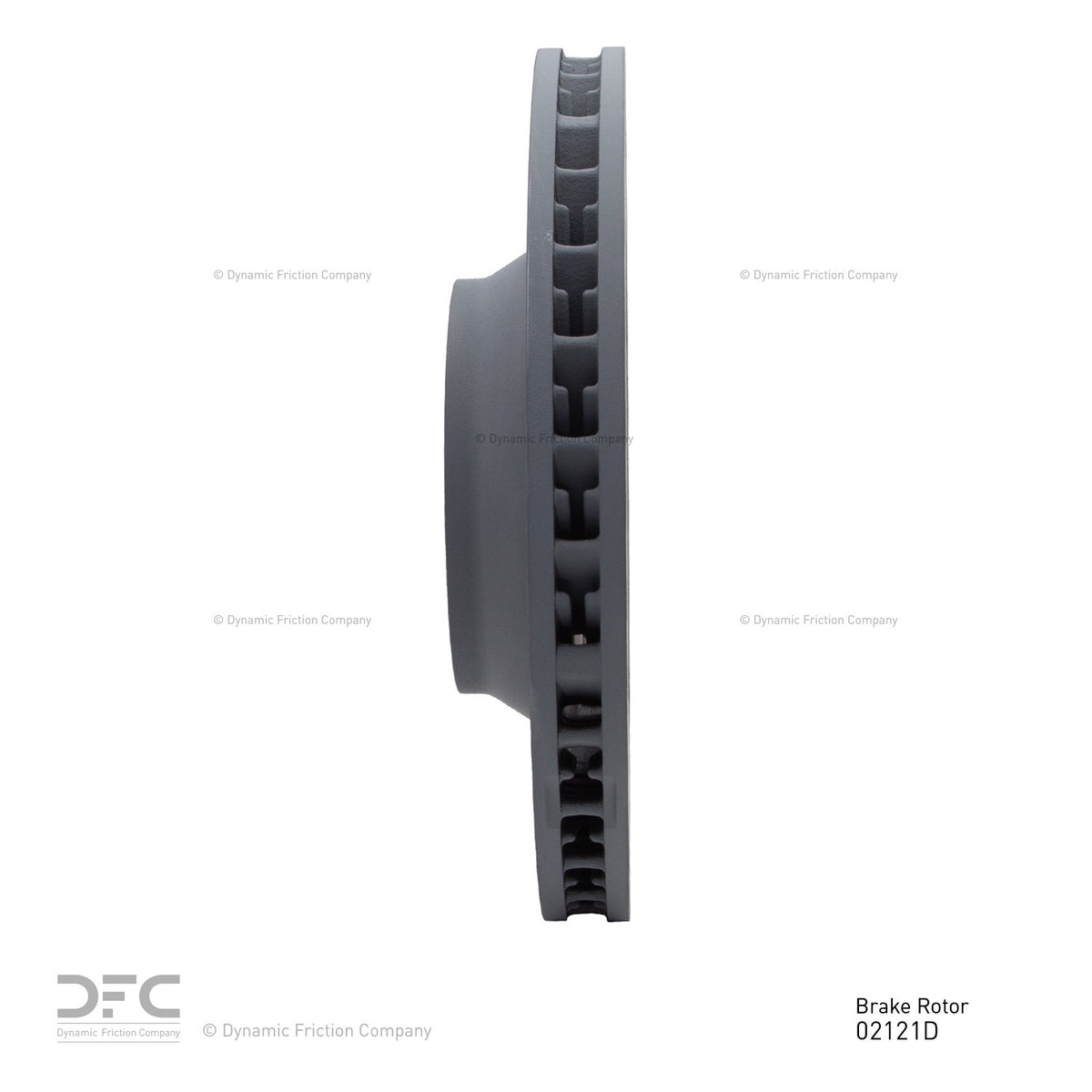Dynamic Friction Company Disc Brake Rotor 604-02121D