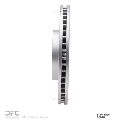 Dynamic Friction Company Disc Brake Rotor 604-03020