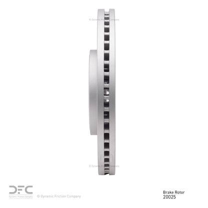 Dynamic Friction Company Disc Brake Rotor 604-20025