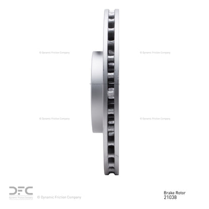 Dynamic Friction Company Disc Brake Rotor 604-21038