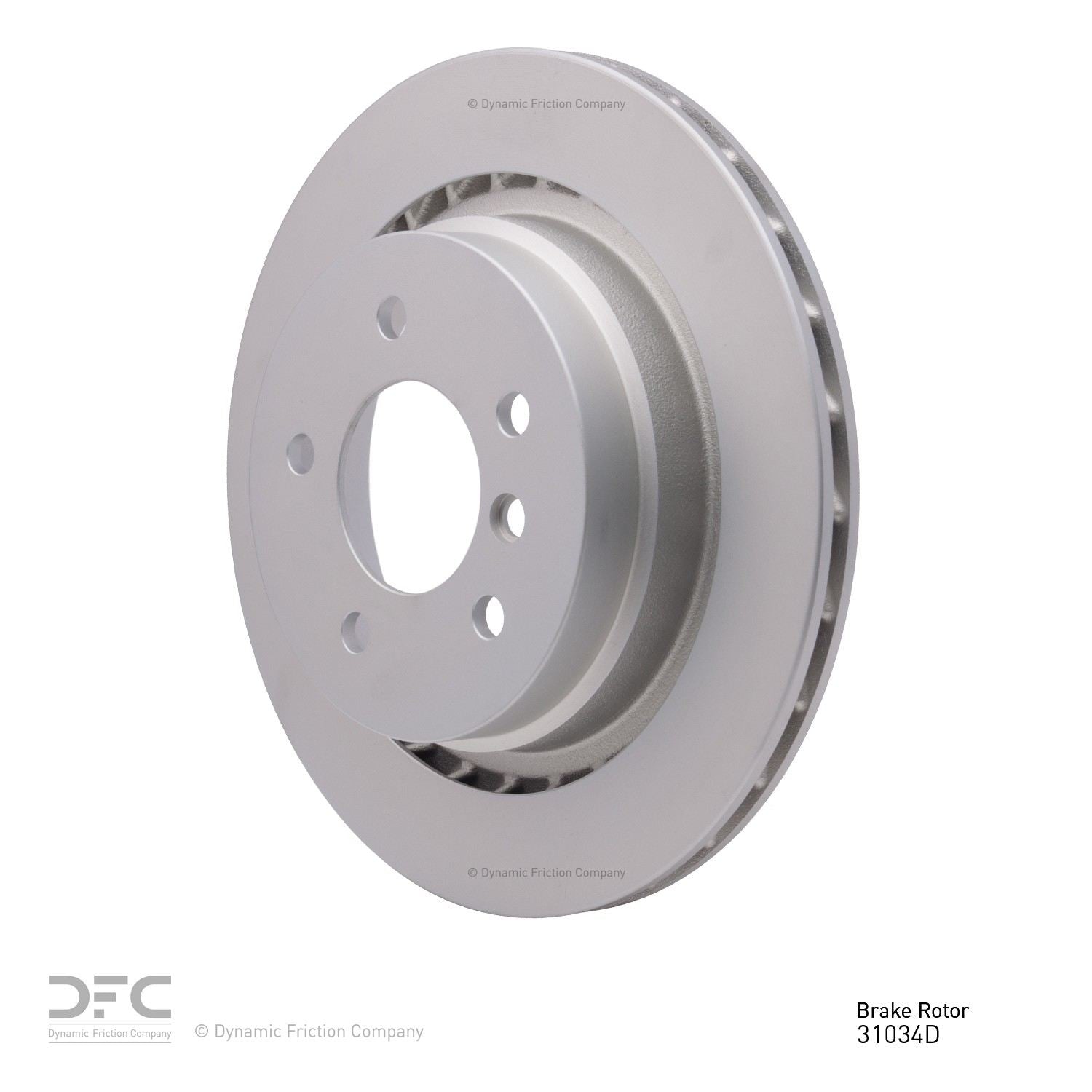 Dynamic Friction Company Disc Brake Rotor 604-31034D