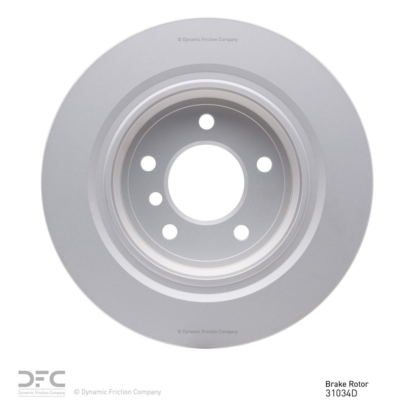 Dynamic Friction Company Disc Brake Rotor 604-31034D