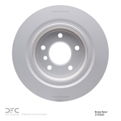 Dynamic Friction Company Disc Brake Rotor 604-31034D
