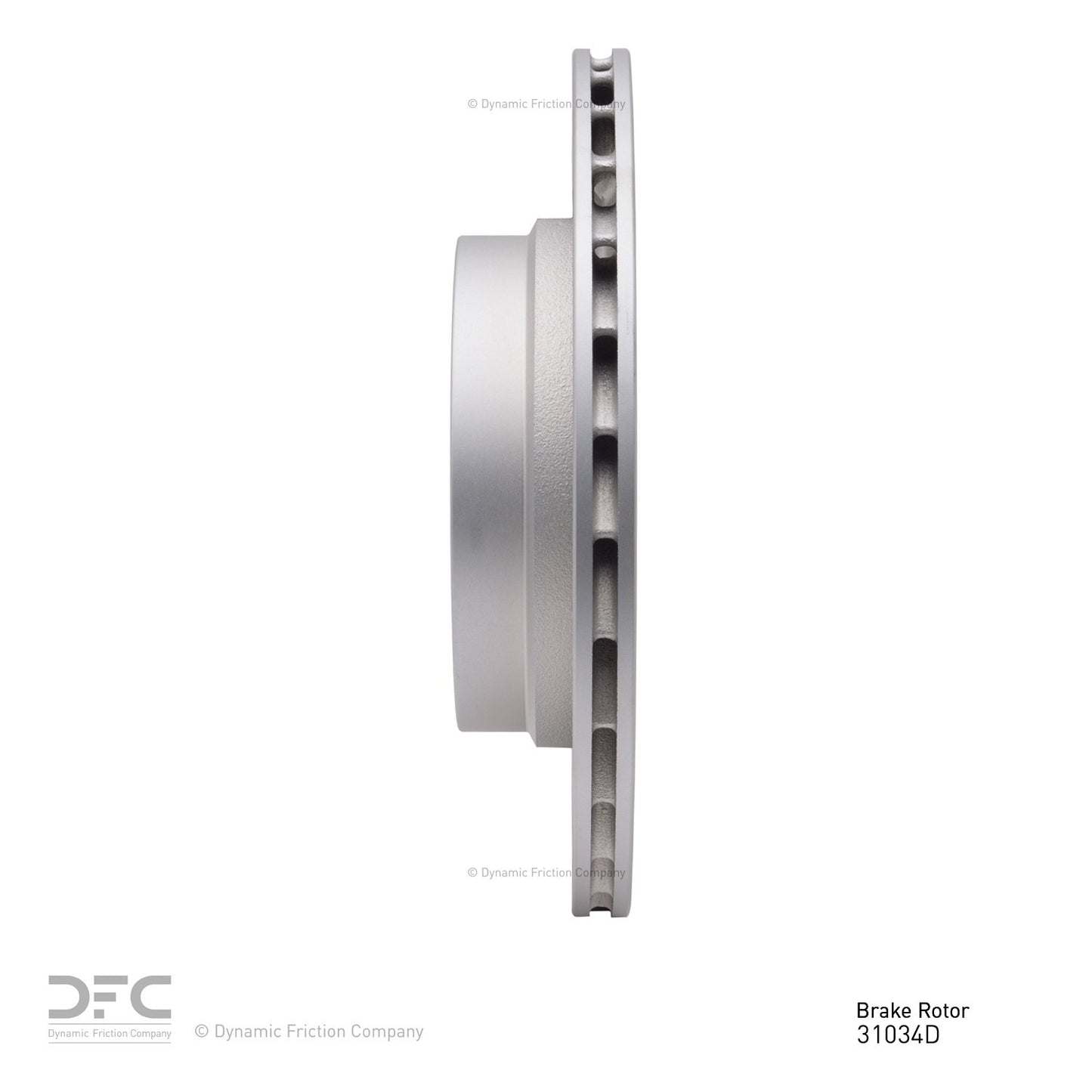 Dynamic Friction Company Disc Brake Rotor 604-31034D