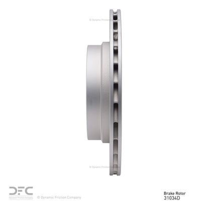 Dynamic Friction Company Disc Brake Rotor 604-31034D