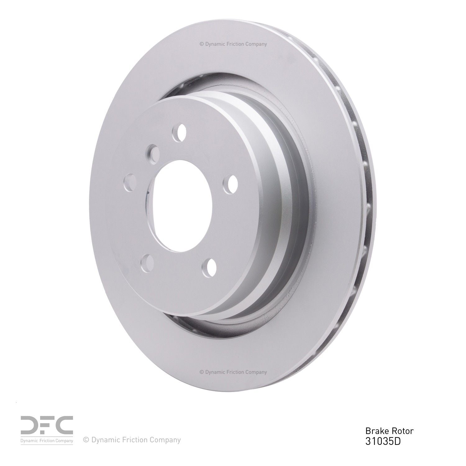 Dynamic Friction Company Disc Brake Rotor 604-31035D