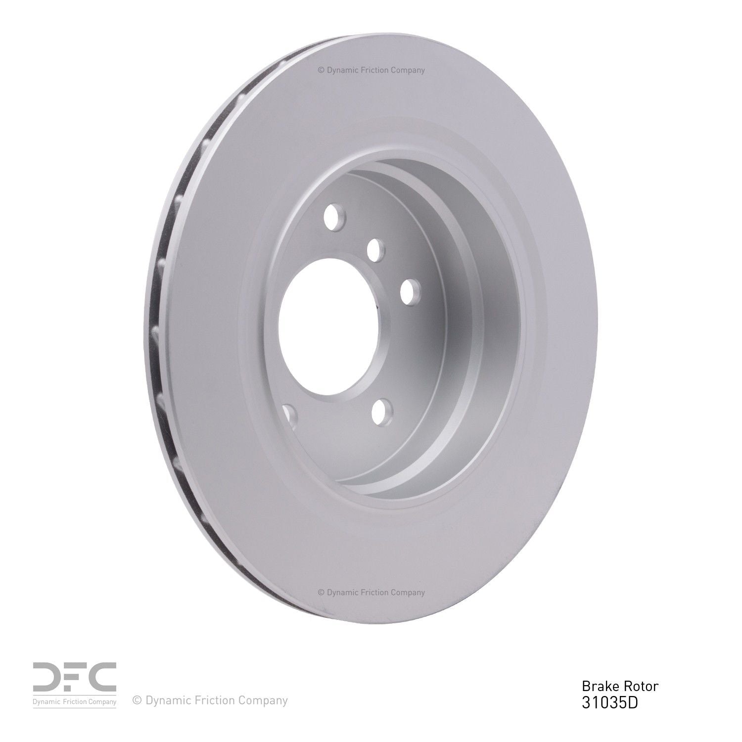 Dynamic Friction Company Disc Brake Rotor 604-31035D