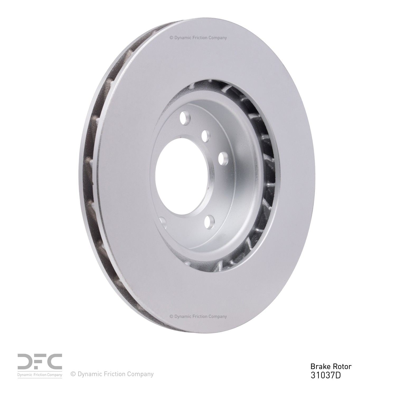 Dynamic Friction Company Disc Brake Rotor 604-31037D