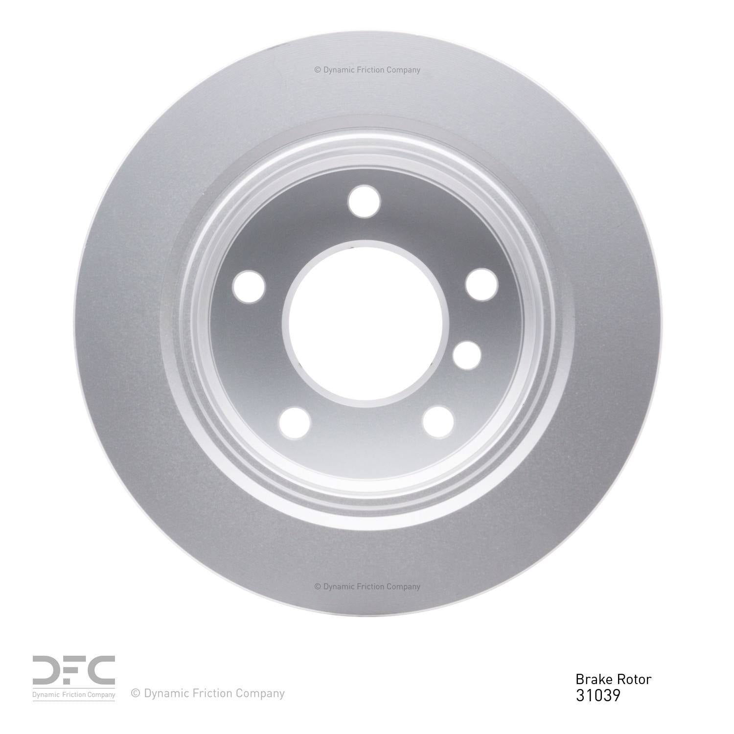 Dynamic Friction Company Disc Brake Rotor 604-31039