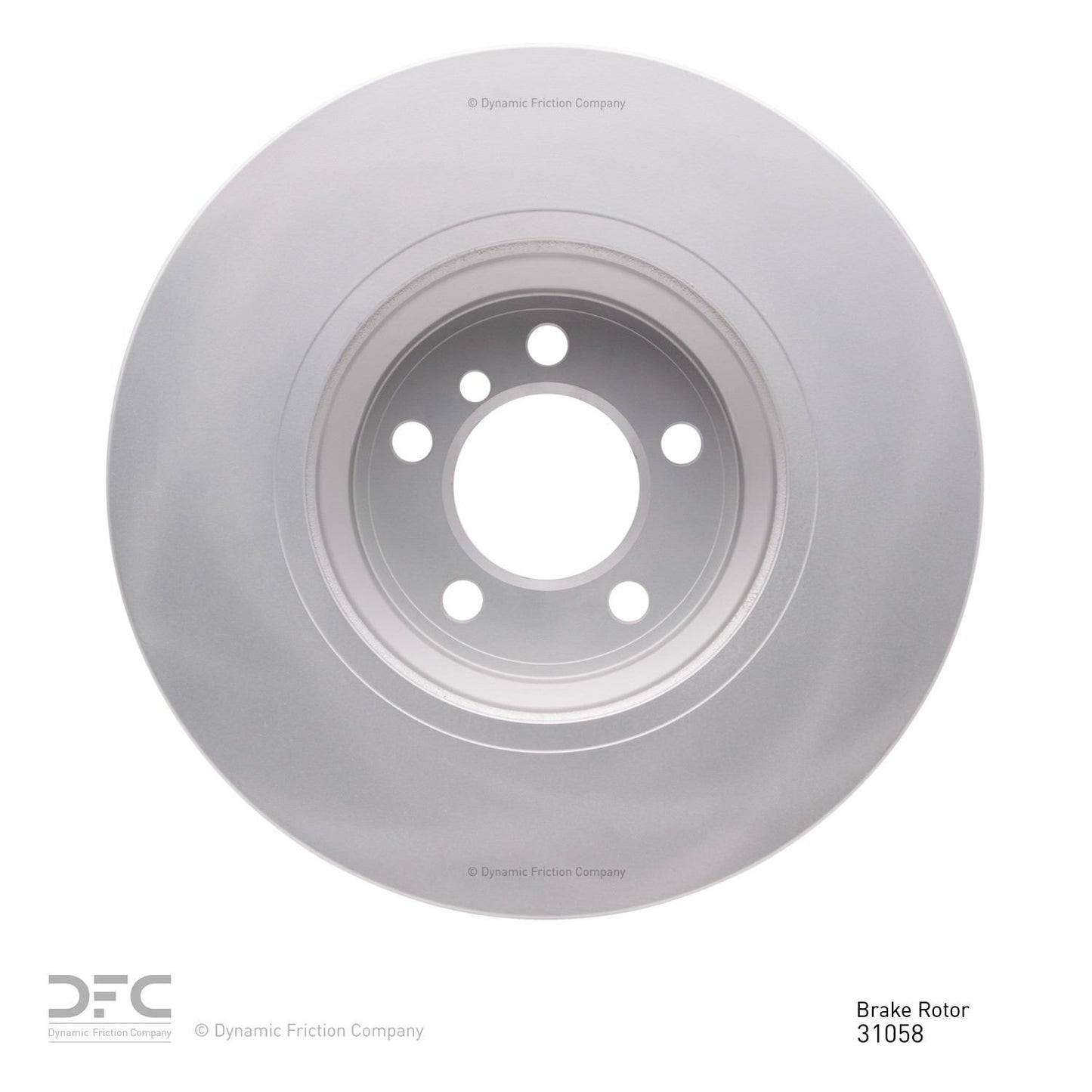 Dynamic Friction Company Disc Brake Rotor 604-31058