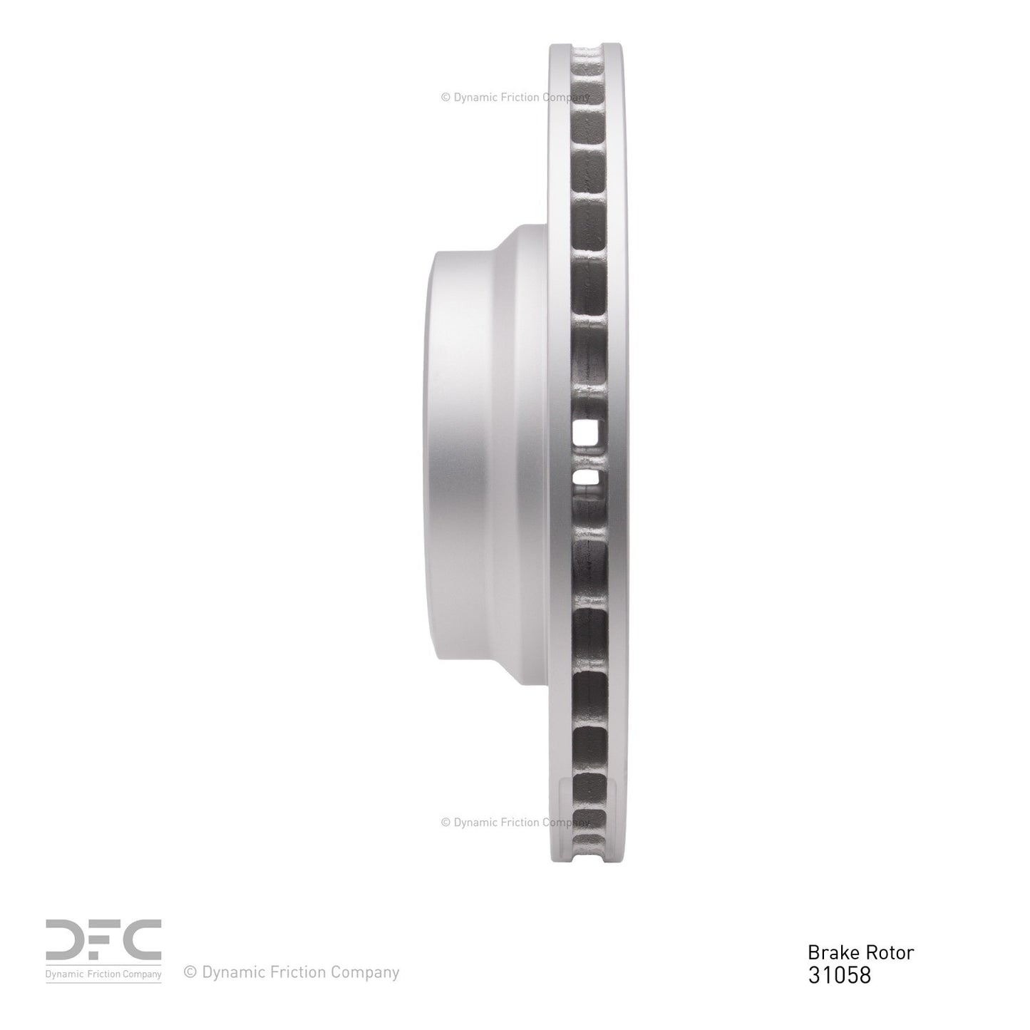 Dynamic Friction Company Disc Brake Rotor 604-31058