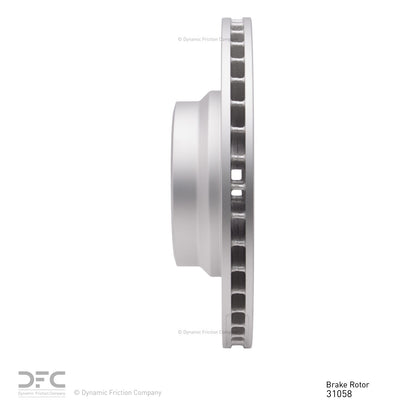 Dynamic Friction Company Disc Brake Rotor 604-31058